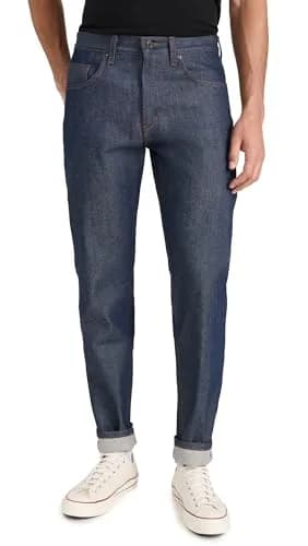 Naked & Famous Denim Easy Guy - Natural Indigo Selvedge 31 | Relaxed Tapered Fit, Vintage Indigo Denim - main product image