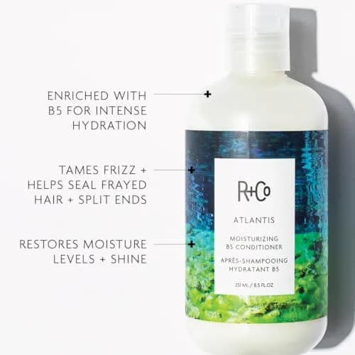 R+Co Atlantis Moisturizing B5 Conditioner 177ml (2 Fl Oz) | Vegan & Cruelty-Free for Dry, Frizzy Hair thumbnail 2