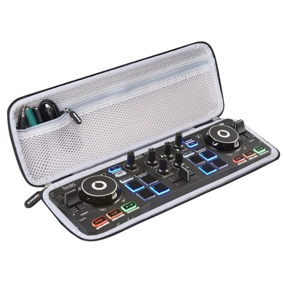 Aproca Hard Carry Travel Case for Hercules DJControl Starlight Pocket USB DJ Controller - main product image