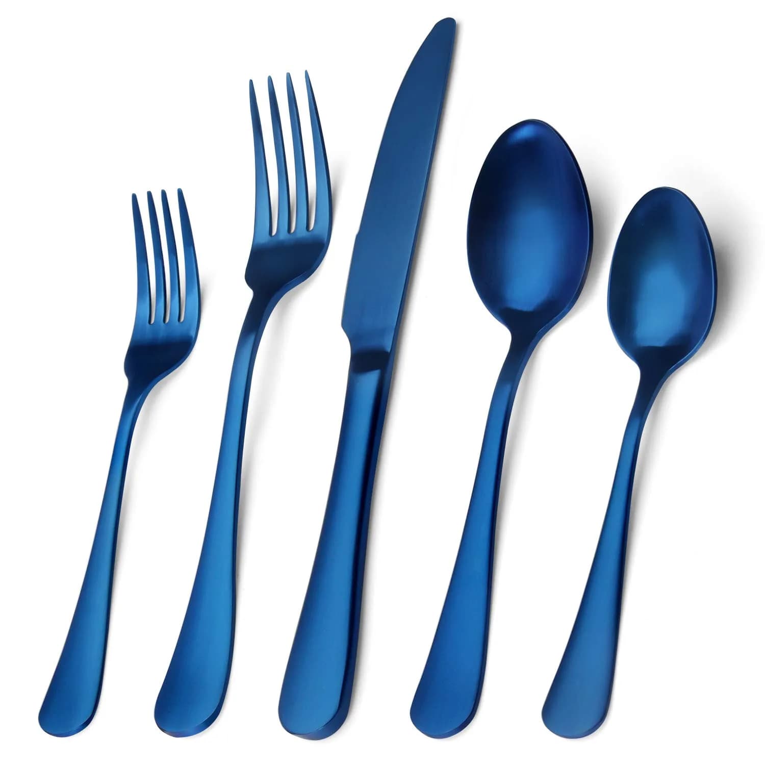 sharecook Flatware Set, Satin Finish 20-Piece, Service for 4 | Modern Stainless Steel Cutlery