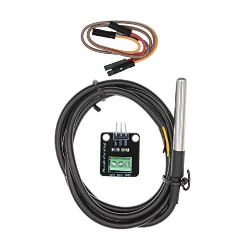 HUABAN DS18B20 Temperature Sensor Module Kit Waterproof 100CM | Digital Stainless Steel Probe thumbnail 1