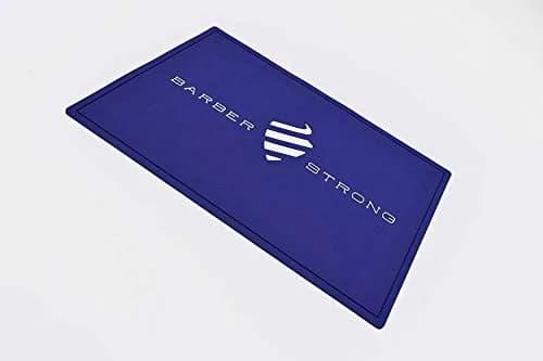 Barber Strong The Barber Mat 19" x 13" Blue | Professional Salon & Spa Workstation Mat thumbnail 5