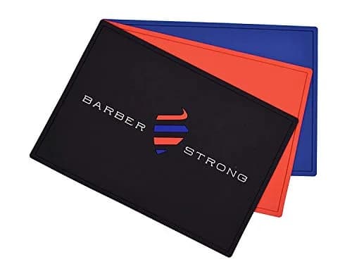 Barber Strong The Barber Mat 19" x 13" Blue | Professional Salon & Spa Workstation Mat thumbnail 6