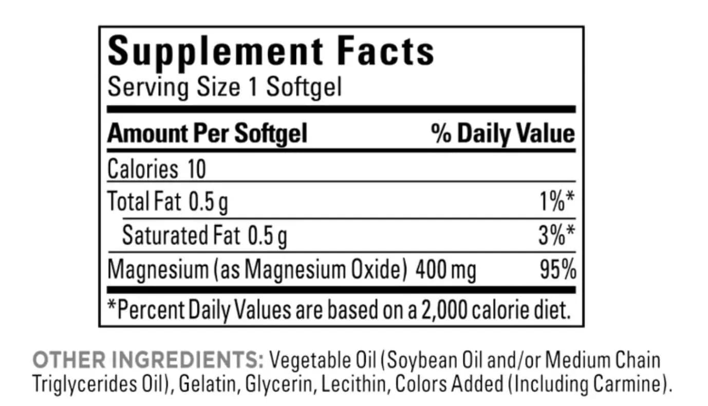 Nature Made Extra Strength Magnesium 400 mg 180 Count (Pack of 1) | Supports Nerve, Muscle, Heart and Bone Health - view 3