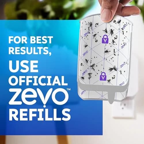 Zevo Flying Insect Trap with Refill | Catches Fruit Flies, Gnats & House Flies 24/7 | 1 Device & 1 Cartridge thumbnail 5