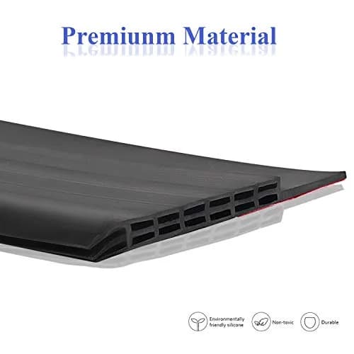 Suptikes Draft Stopper 3.4" W | Large Gap Door Seal for Interior & Exterior Doors thumbnail 3