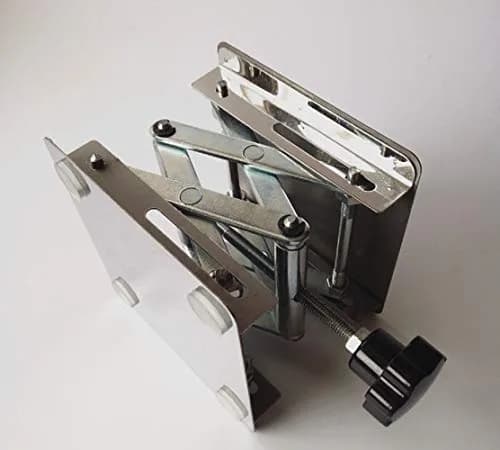 SUCOHANS 4" x 4" Stainless Steel Lab Jack Lift Stand Table Scissor Stand Platform 10cm (4") | Precision Height Adjustment for Labs thumbnail 2