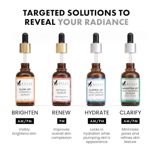 Eclat Skincare Renewing Retinol Serum 30ml (1 Fl Oz) | Anti-Aging Face Serum with Hyaluronic Acid & Aloe Vera thumbnail 5