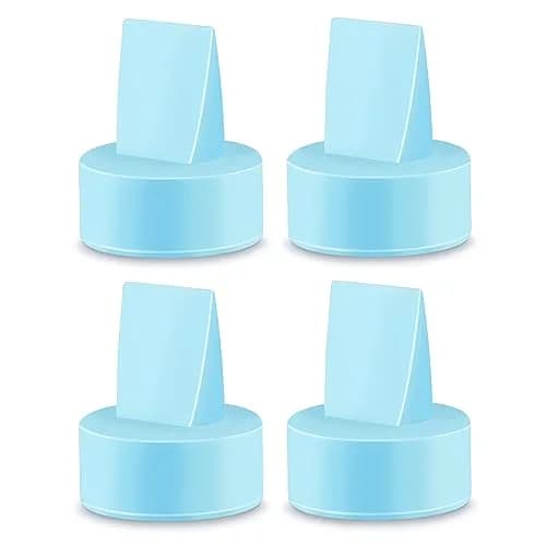Maymom Duckbill Valves for Spectra S1 S2 9 Plus Dew 350 Blue 4ct | BPA-Free Replacement Parts for Breast Pumps thumbnail 1