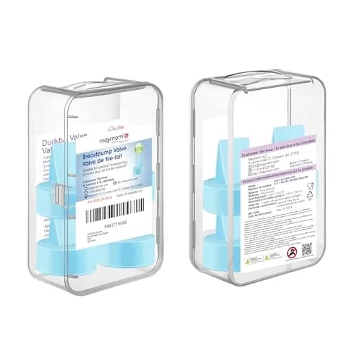 Maymom Duckbill Valves for Spectra S1 S2 9 Plus Dew 350 Blue 4ct | BPA-Free Replacement Parts for Breast Pumps thumbnail 4