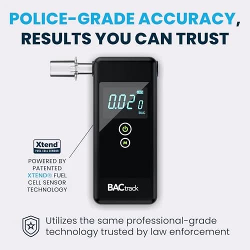 BACtrack Trace Breathalyzer 2-Pack | Police-Grade DOT/NHTSA Compliant Alcohol Tester thumbnail 2
