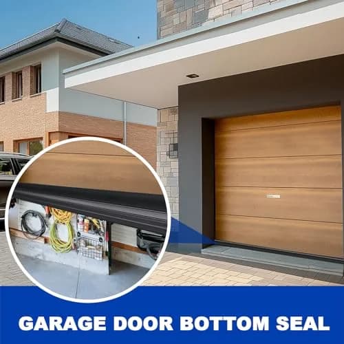 DGSL Garage Door Bottom Seal 12 FT | Heavy Duty Rubber Weatherproofing for Airtight & Watertight Seal thumbnail 8
