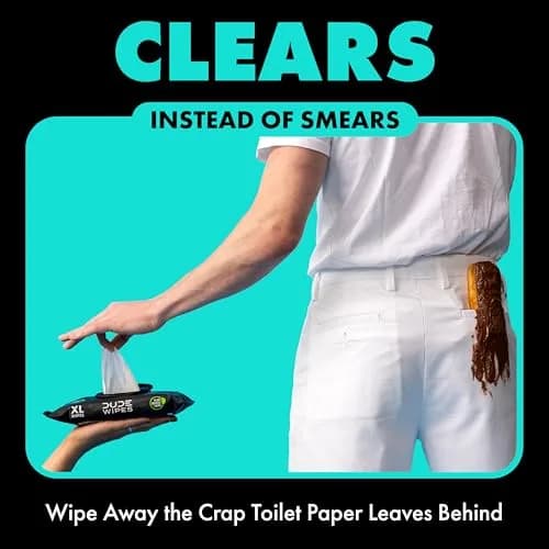 DUDE Wipes Mint Chill Adult Flushable Wet Wipes 48 Count | Refreshing, Plant-Based, Sewer & Septic Safe thumbnail 6