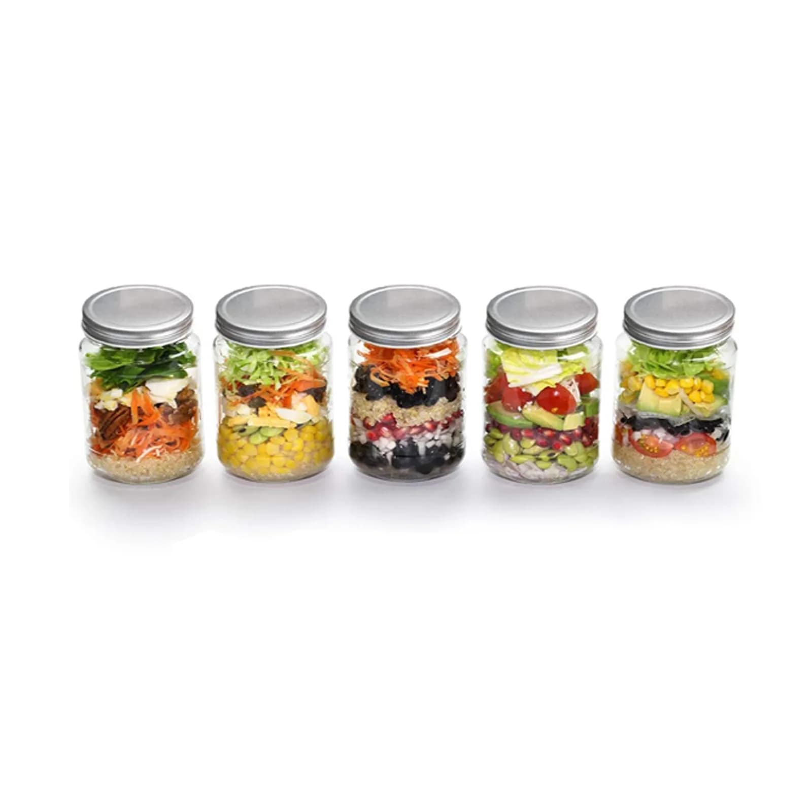 SUCOHANS Regular Mouth Mason Jar Lids 12 Pack | Rust Proof Silicone Seal - view 6