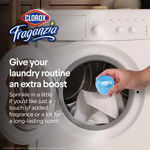 Clorox Fraganzia Scent Booster Crystals Morning Sky 18 Oz (532ml) 2-Pack | Infuse Laundry with Long-Lasting Fragrance thumbnail 3
