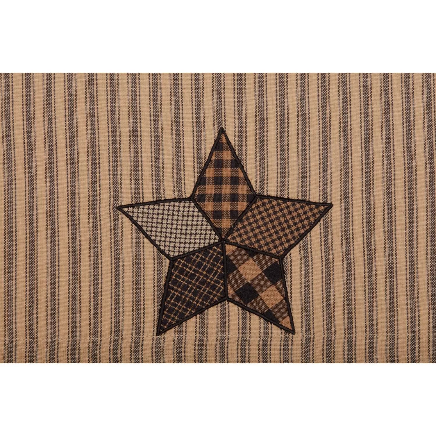 VHC BRANDS Farmhouse Star Cotton Valance 72 in. L x 16 in. W | Vintage Farmhouse Decor thumbnail 7