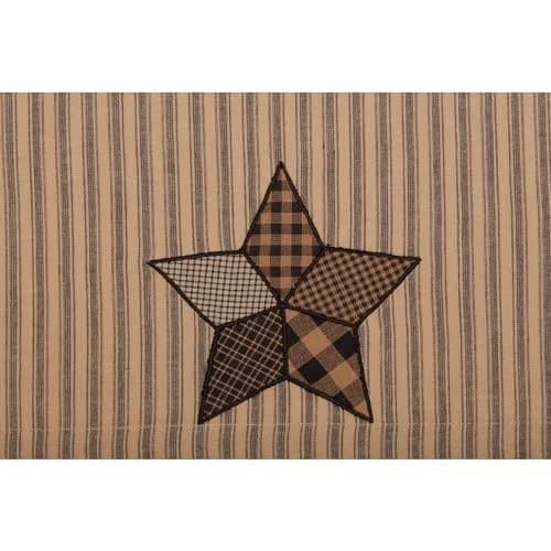 VHC BRANDS Farmhouse Star Cotton Valance 72 in. L x 16 in. W | Vintage Farmhouse Decor thumbnail 7