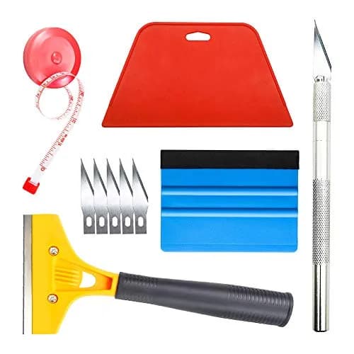 tiptopcarbon Wallpaper Smoothing Tool Kit with 8 Inch Scraper & Craft Knife | 10-Piece Set thumbnail 1