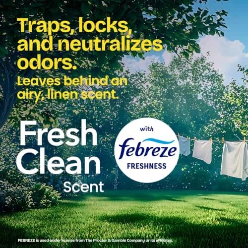 Glad Tall Kitchen Drawstring Trash Bags 13 Gallon | Odorshield Febreze Fresh Clean, 110 Count thumbnail 4