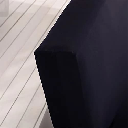 Homonic Solid Colour Armless Sofa Bed Cover Polyester Spandex 70-83in | Elastic Full Folding Couch Shield thumbnail 6