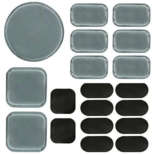AOUTACC Universal Airsoft Helmet Pads, Replacement Foam Padding Kits Set Accessories Mats for Fast-Style/MICH/ACH/PASGT Helmets (Memory Foam, Light Gray) thumbnail 1