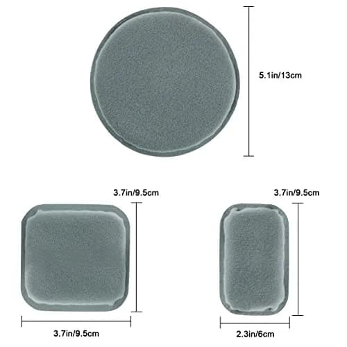 AOUTACC Universal Airsoft Helmet Pads, Replacement Foam Padding Kits Set Accessories Mats for Fast-Style/MICH/ACH/PASGT Helmets (Memory Foam, Light Gray) thumbnail 8