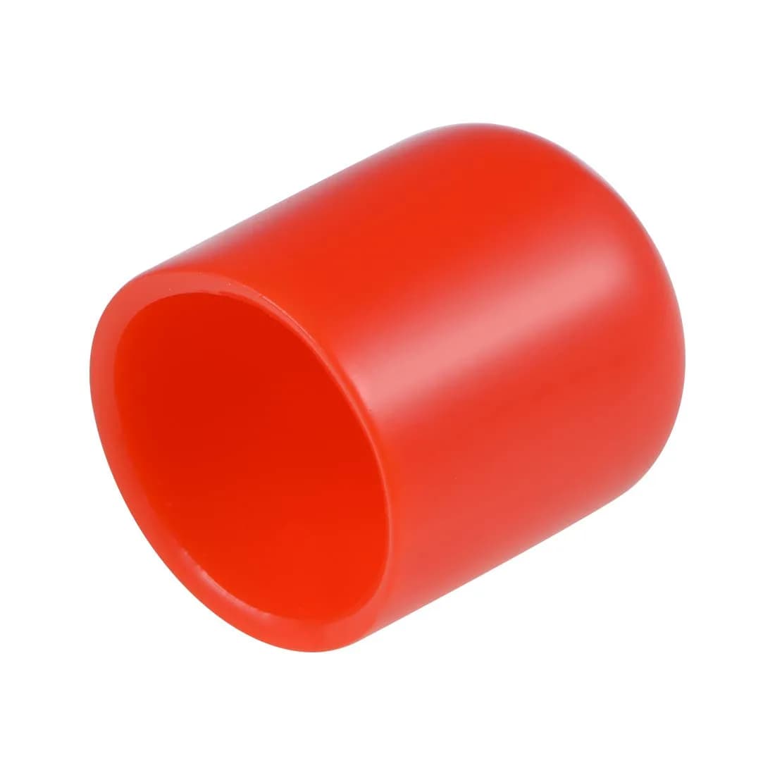 uxcell Red Vinyl Rubber End Caps 19mm ID (0.75 inch) | Protects Floors, Threads, and Furniture Legs