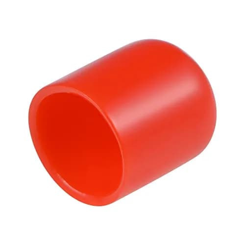 uxcell Red Vinyl Rubber End Caps 19mm ID (0.75 inch) | Protects Floors, Threads, and Furniture Legs thumbnail 1