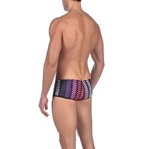 ARENA The One Logo Stripe Low Waist Maxlife Swim Short Swimsuit | Chlorine-Resistant, Athletic Fit, 34 thumbnail 2