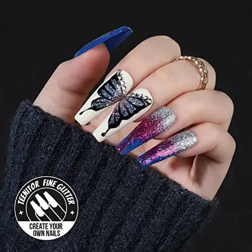 Teenitor Fine Glitter, 32 Jars, 8g Each | Assorted Colors for Arts, Makeup & Nails thumbnail 4