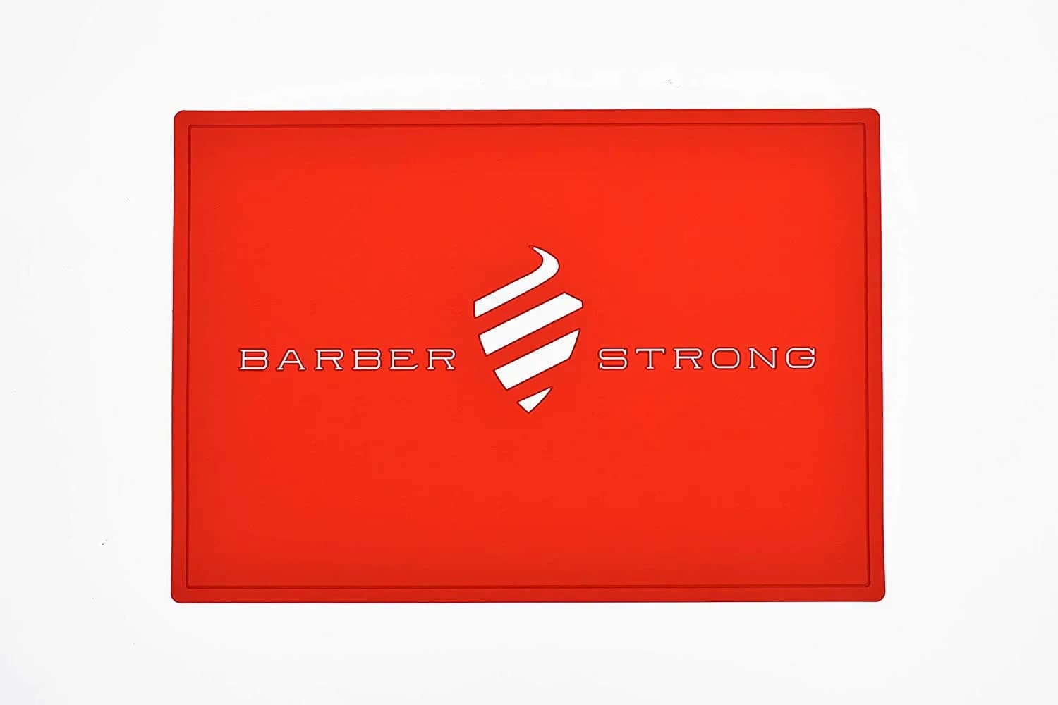 Barber Strong The Barber Mat 19" x 13" Red | Protects Countertops & Tools - main product image