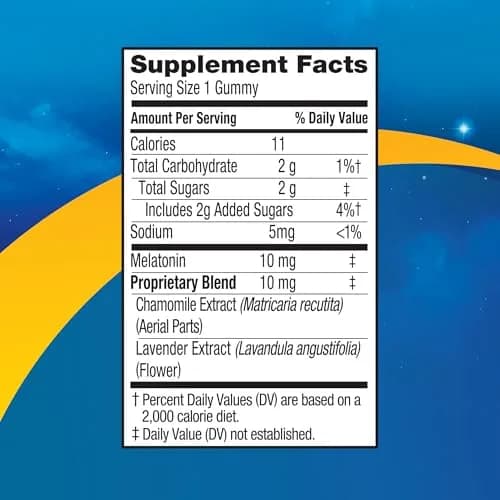 MidNite Deep Sleep Extra Strength, 10 mg Melatonin Gummies | Supports Restful Sleep & Circadian Rhythm (70-120 chars) thumbnail 6