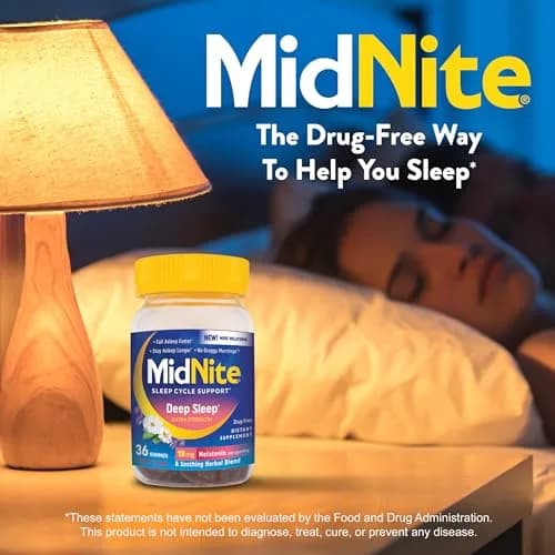MidNite Deep Sleep Extra Strength, 10 mg Melatonin Gummies | Supports Restful Sleep & Circadian Rhythm (70-120 chars) thumbnail 2