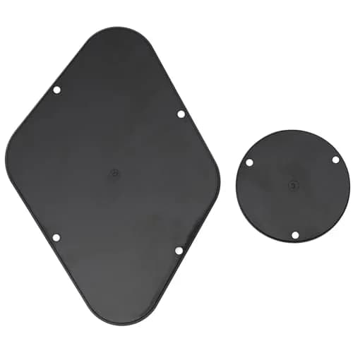 Musiclily Pro LP Control BackPlate and Switch Plate Cavity Cover 1Ply Black | For China Made Epiphone LP Guitars thumbnail 3