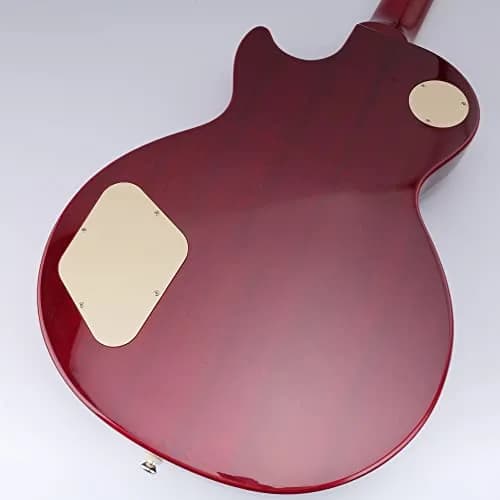 Musiclily Pro LP Control BackPlate and Switch Plate Cavity Cover 1Ply Cream | For China Made Epiphone LP Standard Guitar thumbnail 5