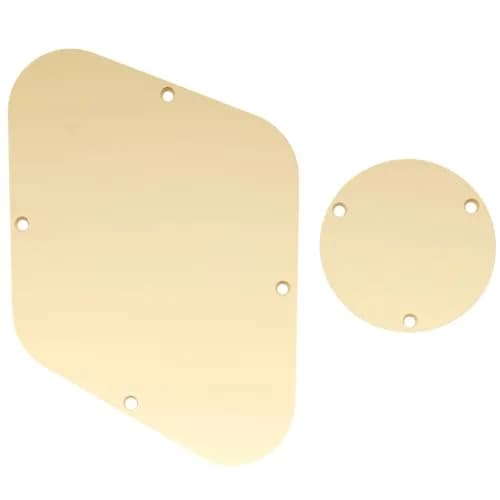 Musiclily Pro LP Control BackPlate and Switch Plate Cavity Cover 1Ply Cream | For China Made Epiphone LP Standard Guitar thumbnail 1