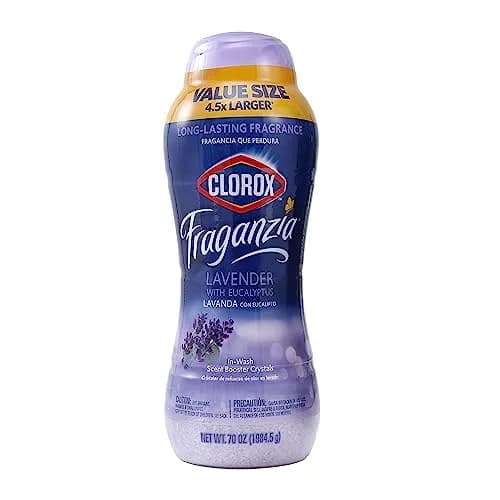 Clorox Fraganzia Laundry Scent Booster Crystals Lavender Eucalyptus 70 Oz (1.98 kg) | Long-Lasting Freshness for All Fabrics thumbnail 1