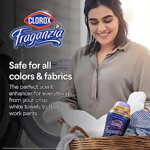 Clorox Fraganzia Laundry Scent Booster Crystals Lavender Eucalyptus 70 Oz (1.98 kg) | Long-Lasting Freshness for All Fabrics thumbnail 4