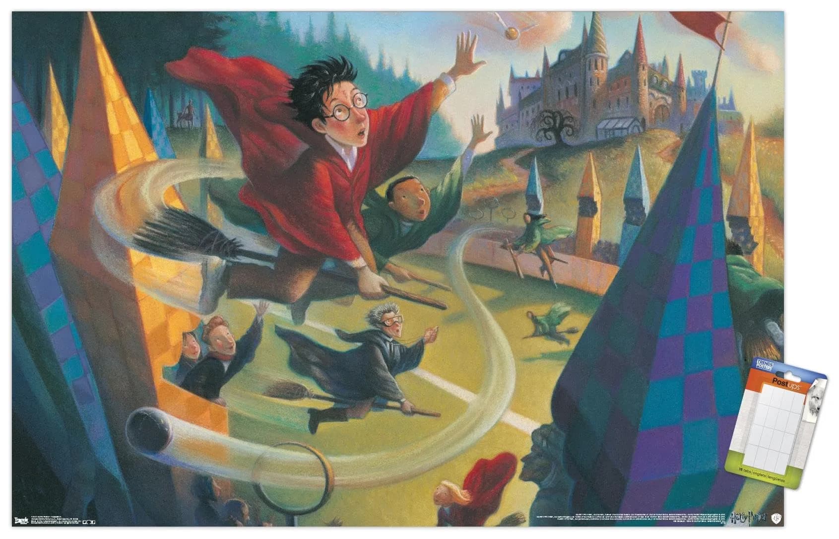 Trends International Harry Potter-Quidditch Premium Wall Poster 22.375" x 34" | High-Resolution Wall Art