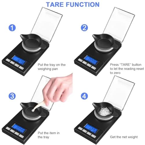 Fuzion Milligram Scale 50g/0.001g with 6-in-1 Kit | Precision Weighing for Powders & Small Items thumbnail 4