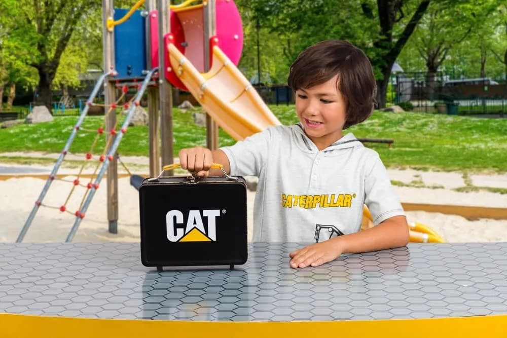 CAT Store N Go Playset with 2 Little Machines Vehicles & Accessories | Portable STEM Toy for Kids Ages 3+ - view 5