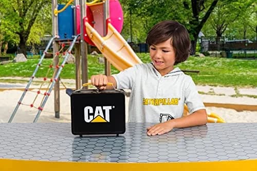 CAT Store N Go Playset with 2 Little Machines Vehicles & Accessories | Portable STEM Toy for Kids Ages 3+ thumbnail 5