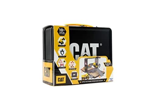 CAT Store N Go Playset with 2 Little Machines Vehicles & Accessories | Portable STEM Toy for Kids Ages 3+ thumbnail 6