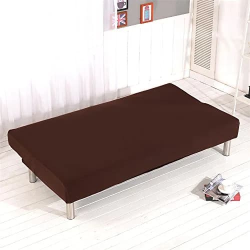 Homonic Armless Sofa Bed Cover Polyester Spandex 80" x 50" | Elegant, Soft & Durable (70-120 chars) thumbnail 3