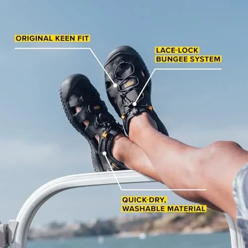 KEEN Men's SOLR High Performance Sport Closed Toe Water Water Shoe | Durable, Water-Resistant Water Shoe for Active Water Sports thumbnail 2