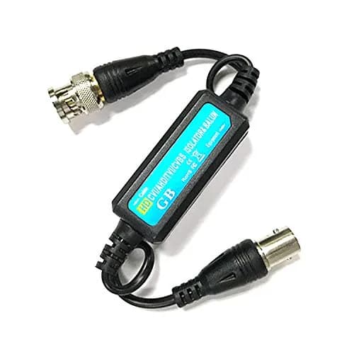 XENOCAM HD-TVI/HD-CVI/AHD/Analog CVBS Passive Coaxial Video Ground Loop Isolator Built-in Video Balun for CCTV Cameras 25cm (0.82ft) | Eliminates Picture Tearing thumbnail 1