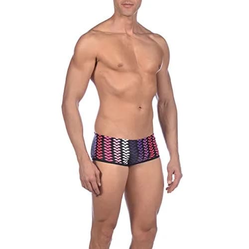 ARENA The One Logo Stripe Low Waist Maxlife Swim Short Swimsuit | Chlorine-Resistant, 36 thumbnail 4