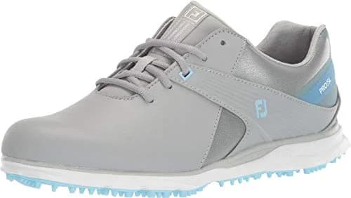 FootJoy Women's Pro/SL Golf Shoes Athletic Shoe, Grey/ Light Blue, 5.5 M US | Waterproof, Stable & Comfortable thumbnail 1