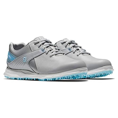 FootJoy Women's Pro/SL Golf Shoes Athletic Shoe, Grey/ Light Blue, 5.5 M US | Waterproof, Stable & Comfortable thumbnail 5
