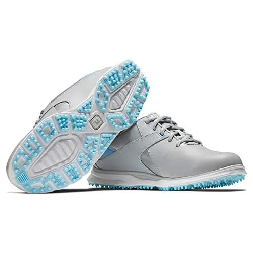 FootJoy Women's Pro/SL Golf Shoes Athletic Shoe, Grey/ Light Blue, 5.5 M US | Waterproof, Stable & Comfortable thumbnail 6